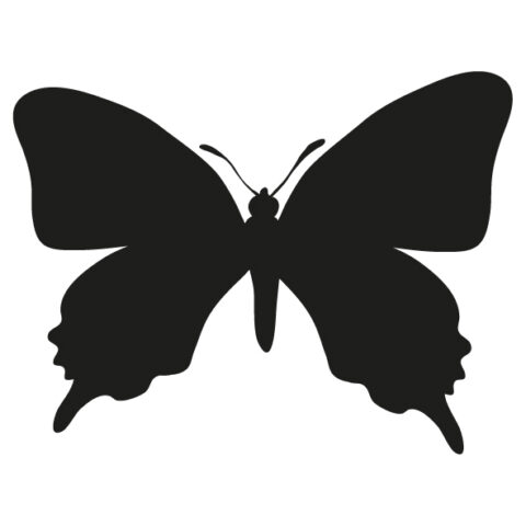 Motýľ - samolepiaca dekoračná nálepka