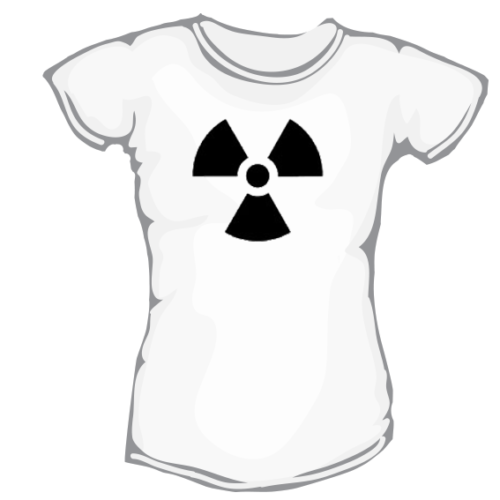 Nuclear - dámske bavlnené tričko s potlačou