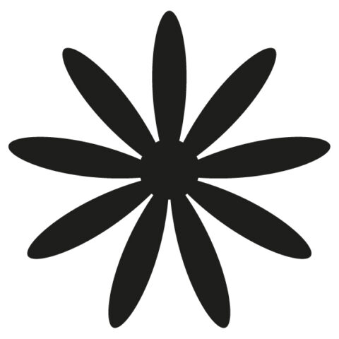 Kvetinka - samolepiaca dekoračná nálepka