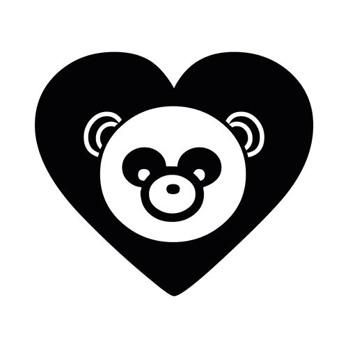 Panda - samolepiaca dekoračná nálepka