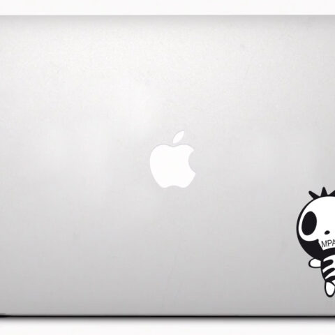 Death to MPAA - samolepiaca dekoračná nálepka na Macbook