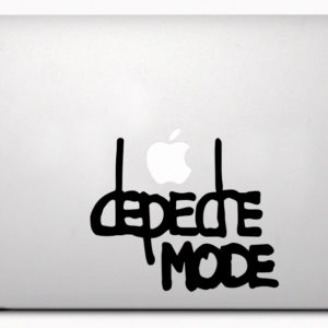 Depeche Mode - samolepiaca dekoračná nálepka na Macbook