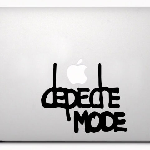 Depeche Mode - samolepiaca dekoračná nálepka na Macbook
