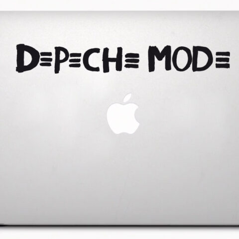 Depeche Mode - samolepiaca dekoračná nálepka na Macbook
