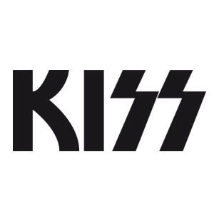 KISS - samolepka