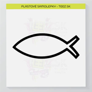 Rybička - kresťanský symbol - samolepka
