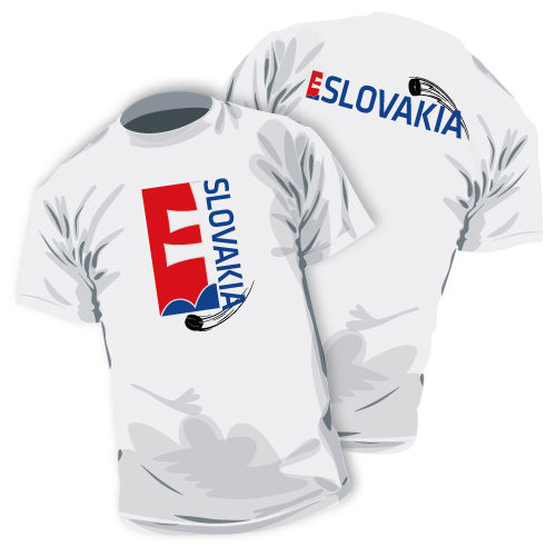 Hokej - Slovensko - pánske bavlnené tričko s potlačou