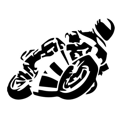 Motorka - samolepka