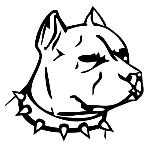 Pit bull - samolepka