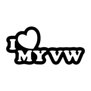 VW LOVE - samolepka