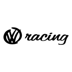 VW racing - samolepka