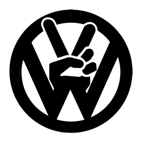 VW PEACE - samolepka