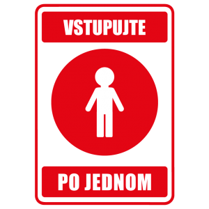 Vstupujte po jednom - Enter one by one