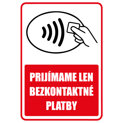 Bezkontaktné platby - Only contactless payments